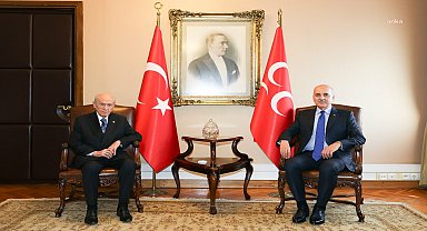 TBMM Başkanı Numan Kurtulmuş'tan Bahçeli'ye ziyaret: