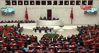 TBMM Genel Kurulu... Mahmut Tanal'dan bir dakikalık eylem: