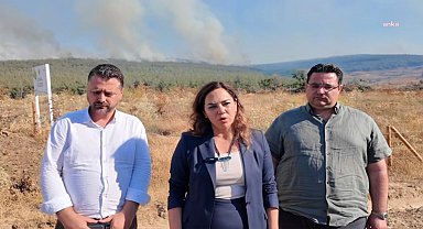 Tekirdağ Büyükşehir Belediye Başkanı Yüceer'den Şarköy'deki orman yangını için çağrı:
