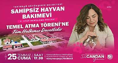 Tekirdağ’da sahipsiz canlara yeni yuva: Bakımevi genişletiliyor