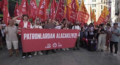 TİP, EHP ve TÖP'ten TÜSİAD önünde eylem: Milyonlarca emekçiye sabır öğütleyenlere diyecek tek sözümüz var. Bizde sabır da dayanacak güç de kalmadı