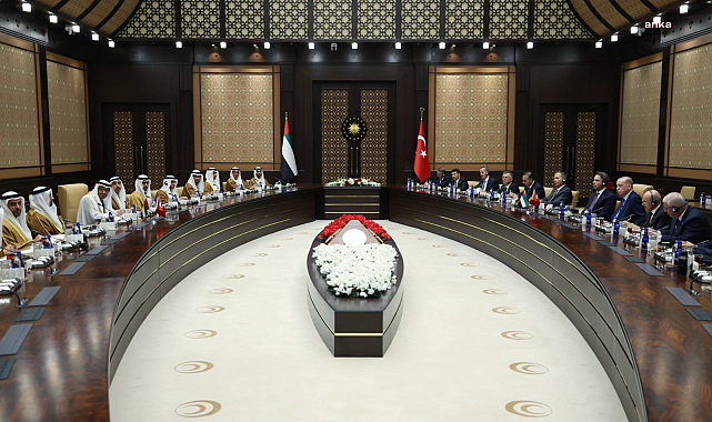 Türkiye-Birleşik Arap Emirlikleri Yüksek Düzeyli Stratejik İşbirliği Konseyi Birinci Toplantısı Ankara'da yapıldı