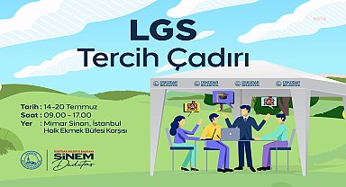 Üsküdar Belediyesi’nden LGS öğrencileri için “Tercih Çadırı”