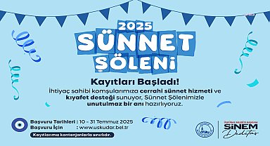 Üsküdar’da sünnet şöleni kayıtları başladı