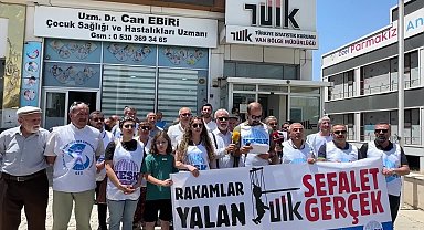 Van’da KESK’ten TÜİK Protestosu: “TÜİK rakamları yalan, yoksulluk gerçek