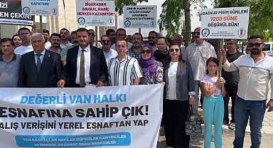 Van'da küçük esnaf zincir marketlere sınırlama ve Bağ-Kur düzenlemesi talebini dile getirdi