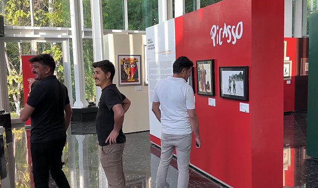 Van’da Picasso rüzgarı: Orijinal eserler sergilendi