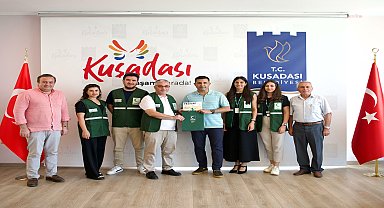 Yeşilay'dan Kuşadası Belediyesi'ne ziyaret