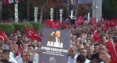 Zeydan Karalar tutuklandı… Binlerce yurttaş, CHP’nin “Adana İradesine Sahip Çıkıyor” mitingine akın etti