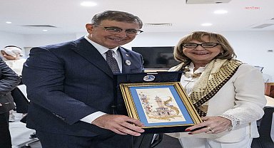 94. İEF’in onur konuğu ülkesi Bosna Herkes heyeti Başkan Tugay’ı ziyaret etti