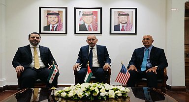 ABD'nin Suriye Özel Temsilcisi Barrack, Suriye ve Ürdün Dışişleri bakanlarıyla ''Suriye'nin savaş sonrası geleceğini'' görüştü 