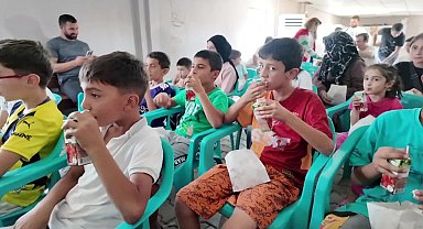 Adıyaman Belediyesi çalışanlarının çocukları için 30 Ağustos’a özel film gösterimi