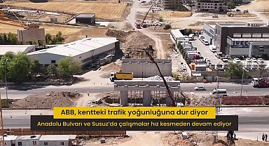 Ankara Büyükşehir Belediyesi, trafiği rahatlatacak projelerine devam ediyor