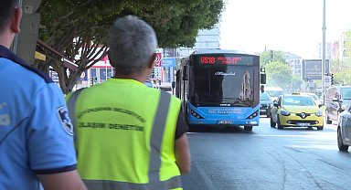 Antalya Büyükşehir Belediyesi halk otobüslerinde klima denetimlerini sürdürüyor