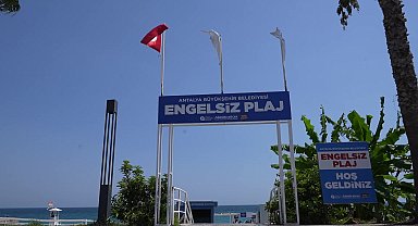 Antalya Büyükşehir Belediyesi'nin 'engelsiz' plajlarına yoğun ilgi 