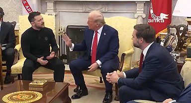 Avrupa’nın desteğini arkasına alan Ukrayna Devlet Başkanı Zelenski, Washington’da... ABD Başkanı Trump Rusya ile anlaşma için baskıyı artırdı