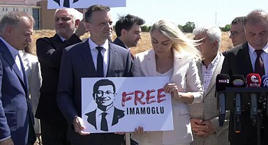 Avrupalı belediye başkanları dayanışma için Silivri'ye gitti, Ekrem İmamoğlu için özgürlük çağrısı yaptı