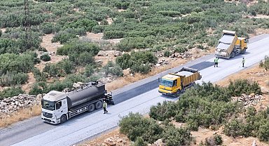 Aydın Büyükşehir Belediyesi, kırsal mahallelerde yol yenileme çalışmalarını sürdürüyor