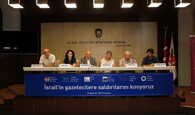 Basın meslek örgütleri: İsrail gazetecilere yönelik soykırımdan vazgeçmeli