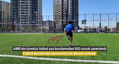 Başkentli minikler yaz tatilinde futbolla buluştu