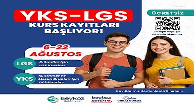 Beykoz Belediyesi’nden LGS ve YKS’ye hazırlanan gençlere destek
