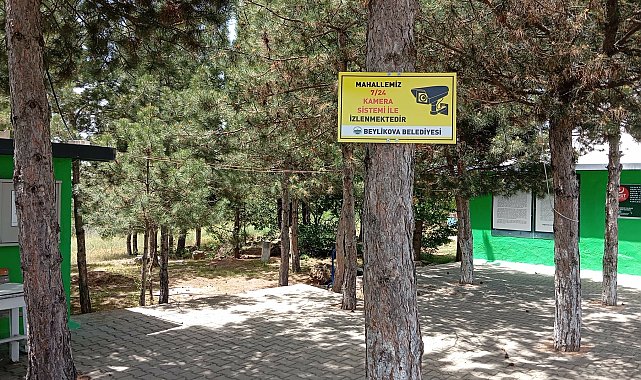 Beylikova Belediyesi'nden kırsal mahallelere güvenlik kamerası