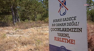 Bilecik Belediyesi, Atatürk Ormanı’na bilgilendirici ve uyarıcı levhalar yerleştirdi