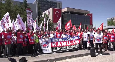Birleşik Kamu -İş'ten memur zammına tepki: “Birleşik Kamu-İş Konfederasyonu, bu mücadeleyi, bu kavgayı burada bitirmeyecek”