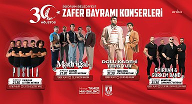 Bodrum’da 30 Ağustos coşkusu, kentin dört farklı noktasında yaşanacak 