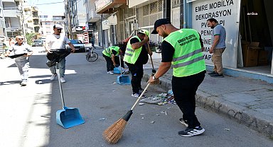 Bornova’da her gün iki mahallede derinlemesine temizlik