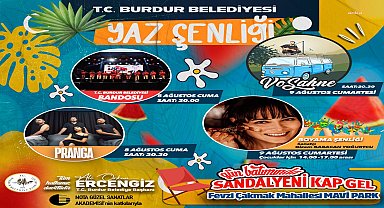 Burdur Belediyesi’nden yaza renk katacak şenlik
