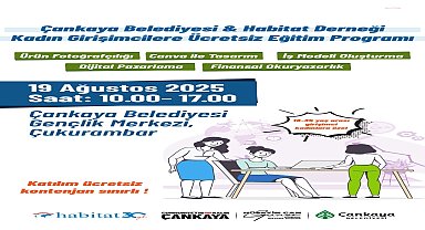 Çankaya Belediyesi'nden kadınlar için “Temel Girişimcilik” eğitimi