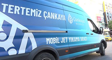 Çankaya’da ozonlu yüksek basınçla temizlik dönemi başladı