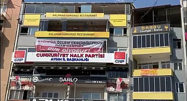 CHP Aydın İl Gençlik Kolları Başkanı Gündoğdu'dan 'pankart' açıklaması: Alın teri ve emeği ile sokaklara imza atan gençler olarak biz kazanacağız