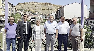 CHP heyeti Bayburt'ta... Tahsin Ocaklı, 