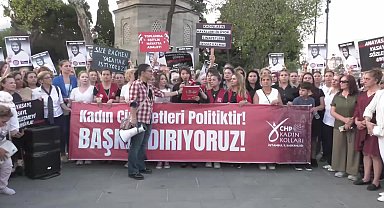 CHP İstanbul İl Kadın Kolları’ndan Beşiktaş’ta eylem: “TBMM, kendi çalışanını dahi koruyamıyorsa kimi koruyacak”