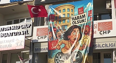 CHP'li Başkan 'Özlem Çerçioğlu' pankartı için ifadeye çağrıldı 