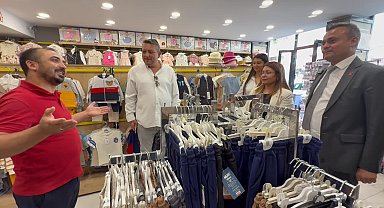 CHP milletvekilleri sahada.... Afyonkarahisar'da esnaf erken seçim talebini dile getirdi