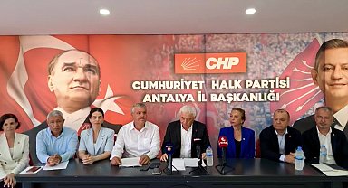 CHP milletvekilleri ve PM üyeleri sahada... Adana Milletvekili Barut Antalya'da konuştu: