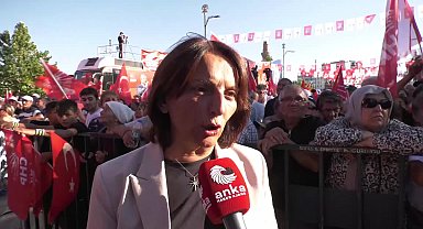 CHP'nin ''Millet İradesine Sahip Çıkıyor'' mitingi... Aliye Timisi Ersever: 