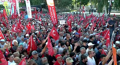 CHP'nin ''Millet İradesine Sahip Çıkıyor'' mitingi... Özgür Özel: 