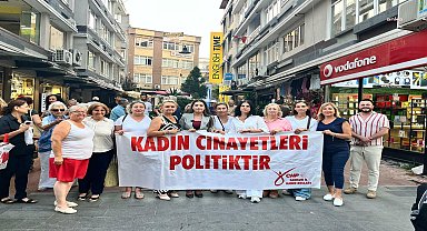 CHP Samsun İl Kadın Kollarından yaşamını yitiren Meclis personeli Saliha Akkaş için protesto