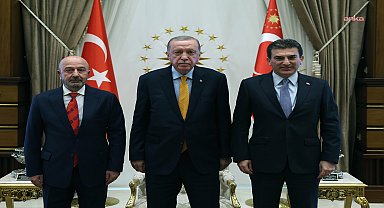 Cumhurbaşkanı Erdoğan, OYAK Yönetim Kurulu Başkanı Zekai Aksakallı'yı kabul etti