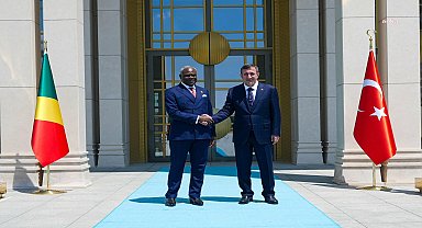 Cumhurbaşkanı Yardımcısı Yılmaz , Kongo Başbakanı Makosso'yu ağırladı: