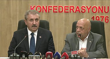 Destici'den Hak-İş'e ziyaret: 'Sahte diploma' diyerek belli kurumlarımızın açıkça yıpratılmak istendiği çok net ve görünür bir vaziyette