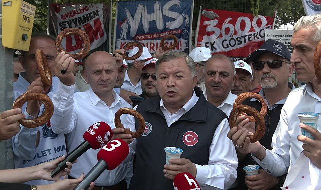Devlet Memurları Sendikası Başkanı Cengiz: “Memurlara verilen yemek yardımı ile sadece simit ve ayran alınabiliyor”