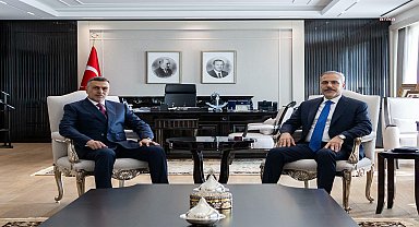 Dışişleri Bakanı Fidan, Basra Valisi Eydani ile Ankara'da görüştü