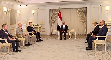Dışişleri Bakanı Fidan, Mısır Cumhurbaşkanı Sisi tarafından kabul edildi