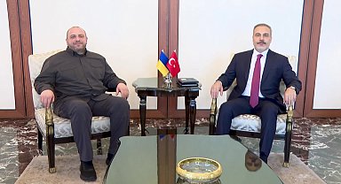Dışişleri Bakanı Fidan, Ukrayna Milli Güvenlik ve Savunma Konseyi Sekreteri Umerov ile bir araya geldi