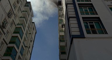 Diyarbakır’da 8 katlı binada yangın…  Bina sakinleri tahliye edildi